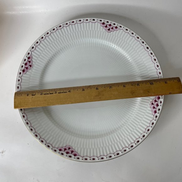 Royal Copenhagen Princess Purple Large Dinner Plate 627 10 3/4" - Picture 9 of 13